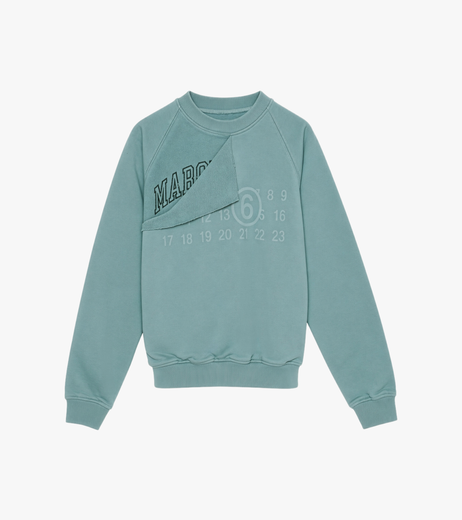 Double Layer Sweatshirt with Numeric Logo