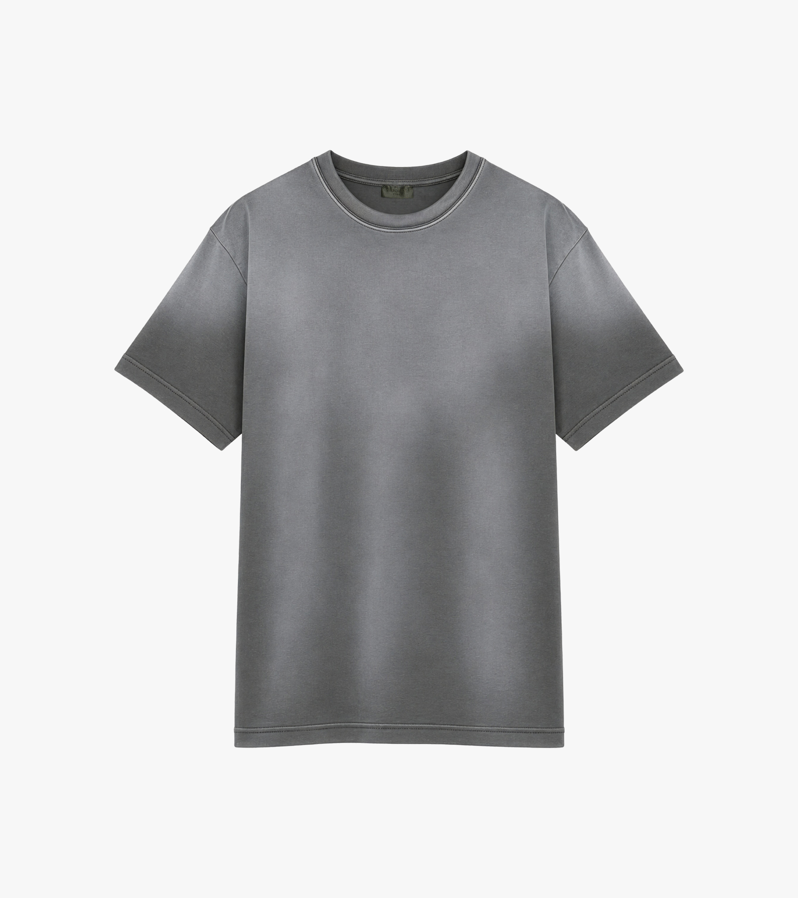 Grey Short Sleeves Logo T-Shirt