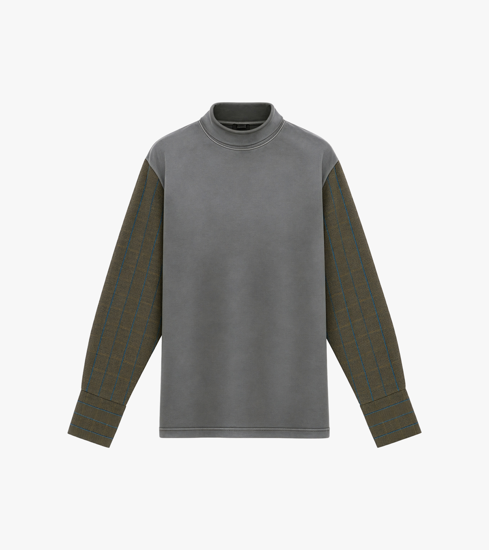 Taupe Shirt Sleeves T-Shirt