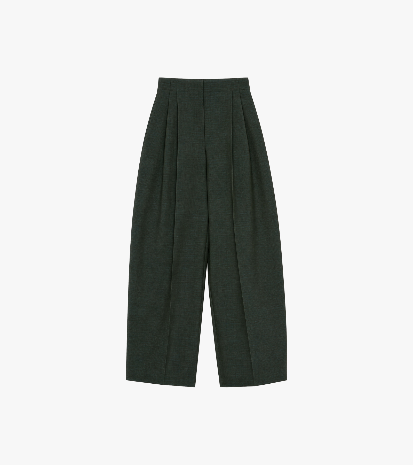 Ink Wide Pleated Trousers