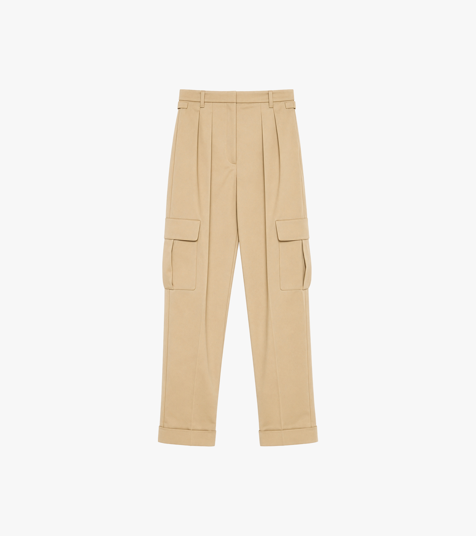 Beige Cargo Pants