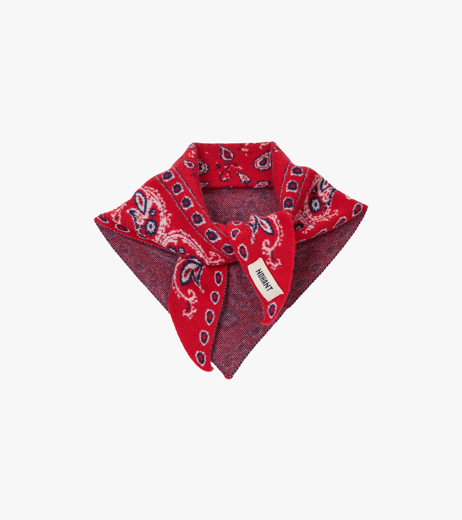 Knit Paisley Bandana