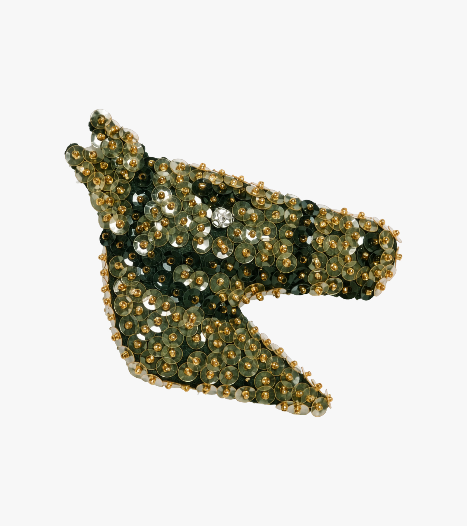 Sequin Pony Brooch