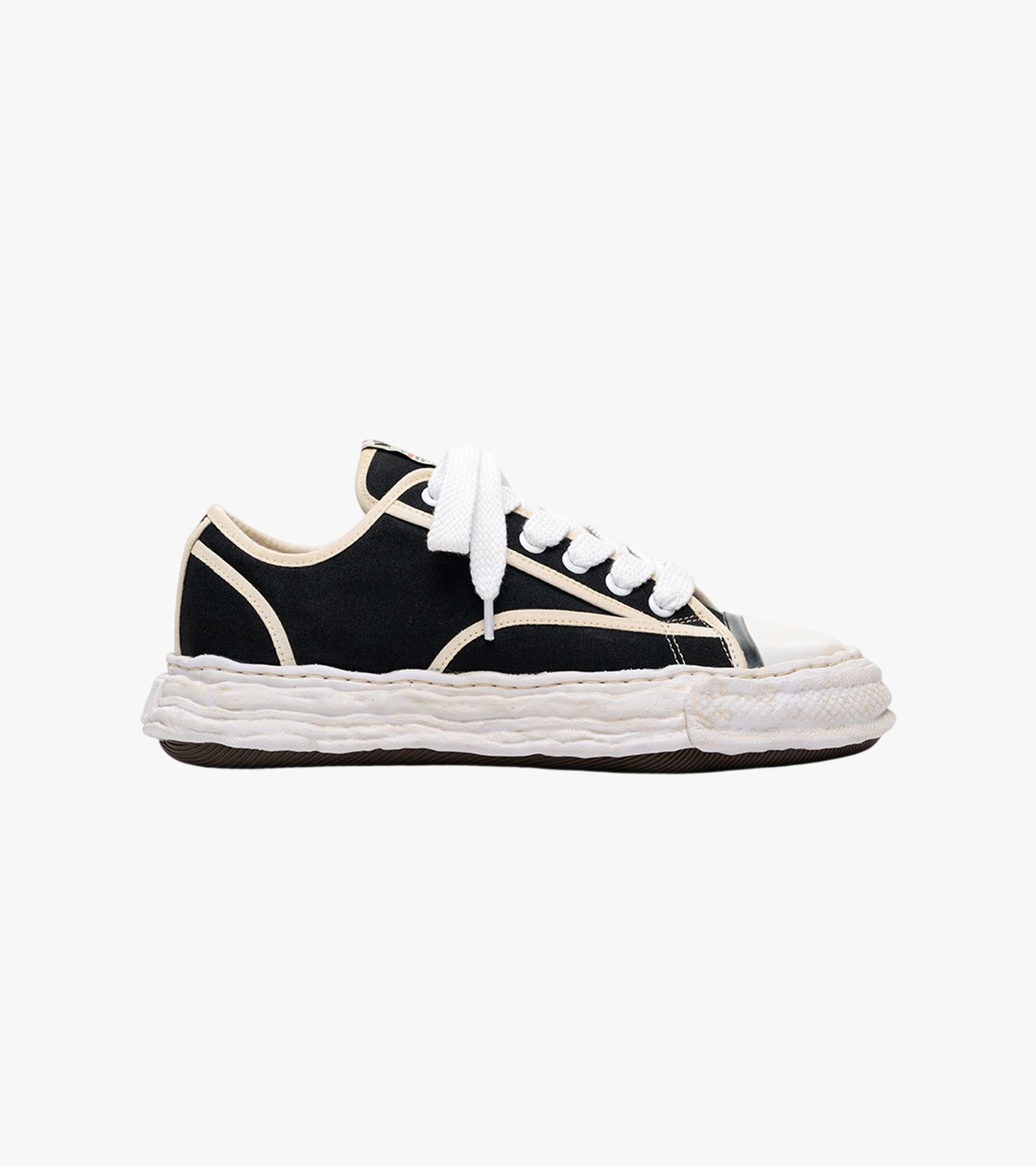'Peterson23' Canvas Piping Low-top Sneakers
