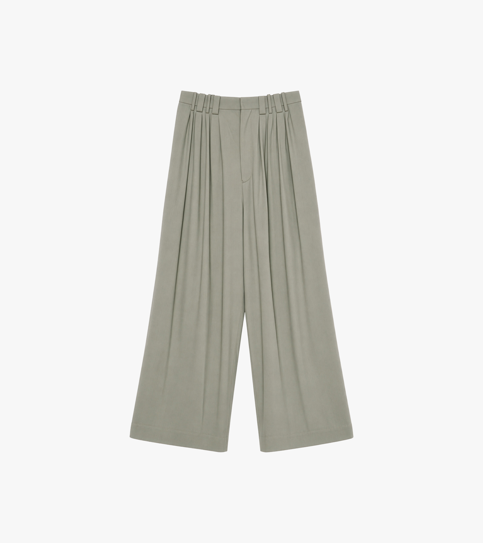 Eight Tuck High West Trousers