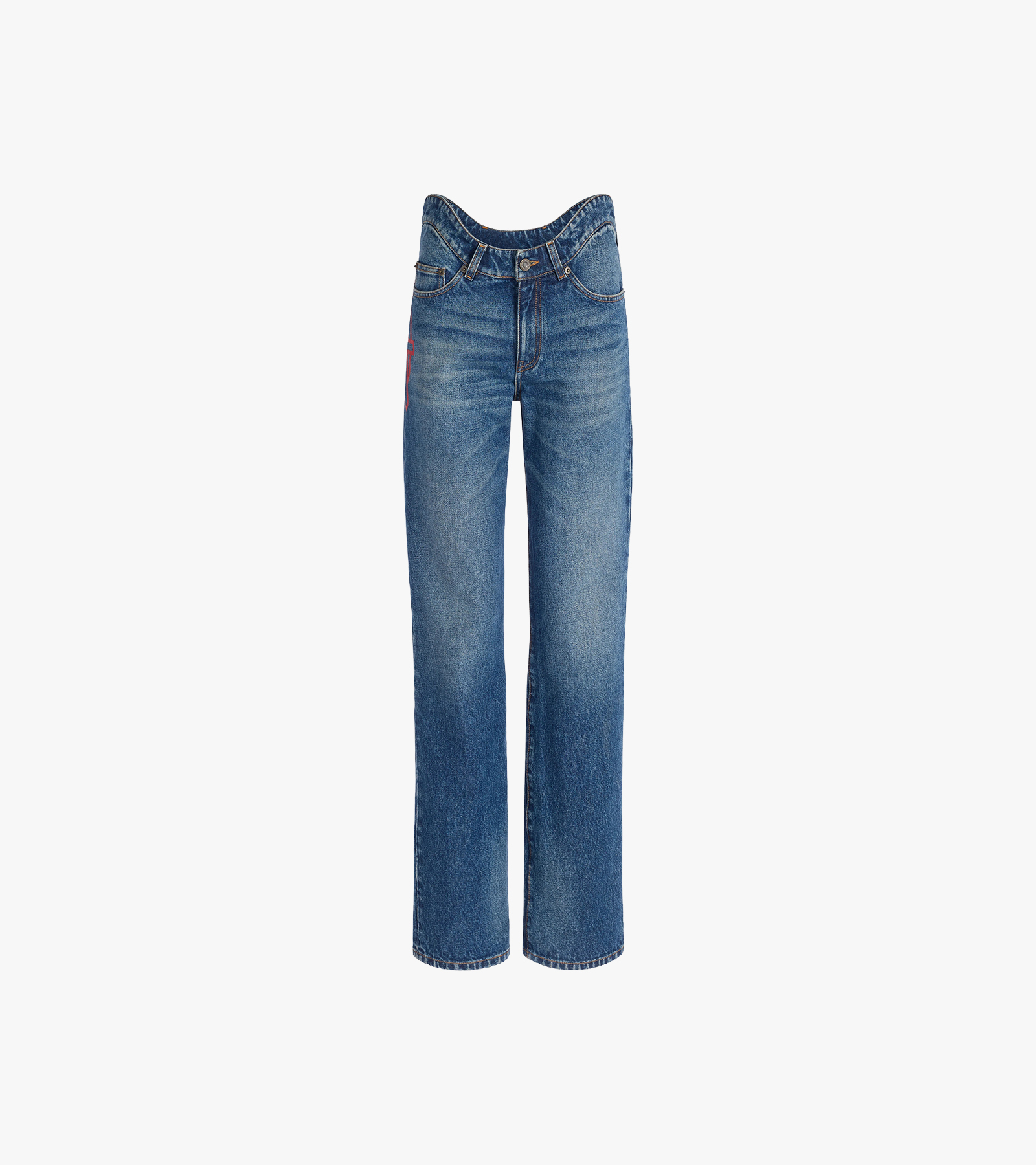 JPG Curved Denim Jeans
