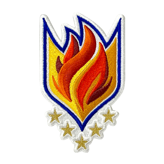 불꽃야구 파이터즈 MVP 불꽃 자수패치