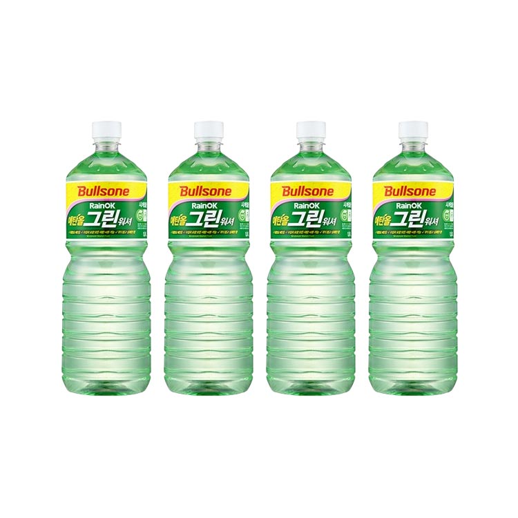 레인OK 에탄올 그린워셔 1.8L 4개입