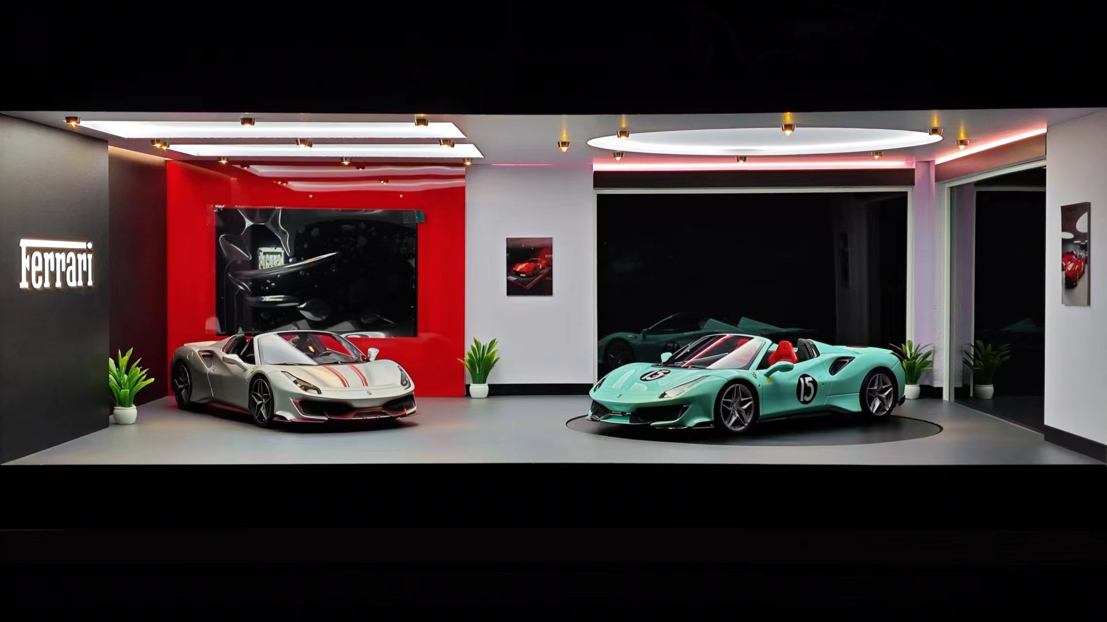 LED Diorama exclusive for Ferrari - 1:18 Scale