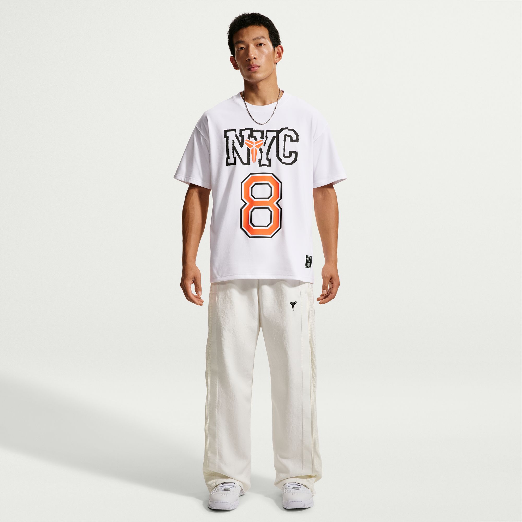 나이키 코비 드라이핏 바스켓볼 NYC 티셔츠 화이트