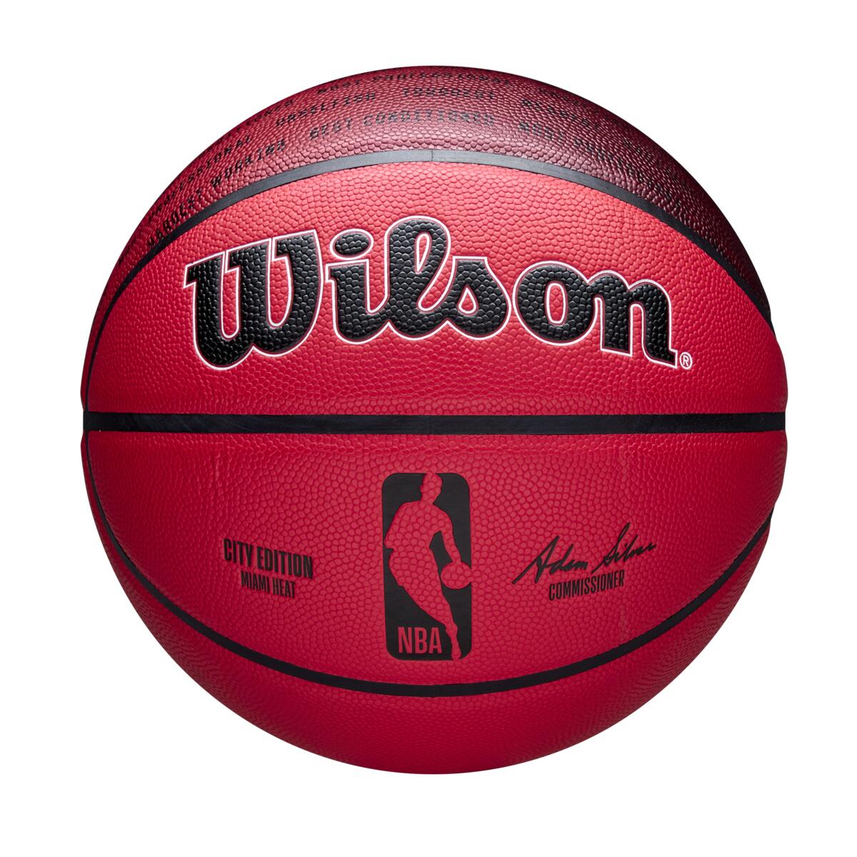 윌슨 NBA 팀 시티 컬렉터 농구공 마이애미 히트
