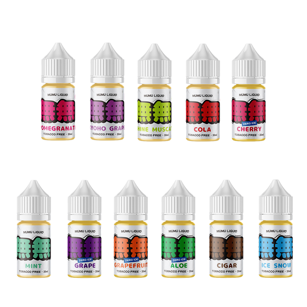 ★5+1★ [무니코틴] 제로닉 무무 11가지 맛 입호흡 액상 30ml