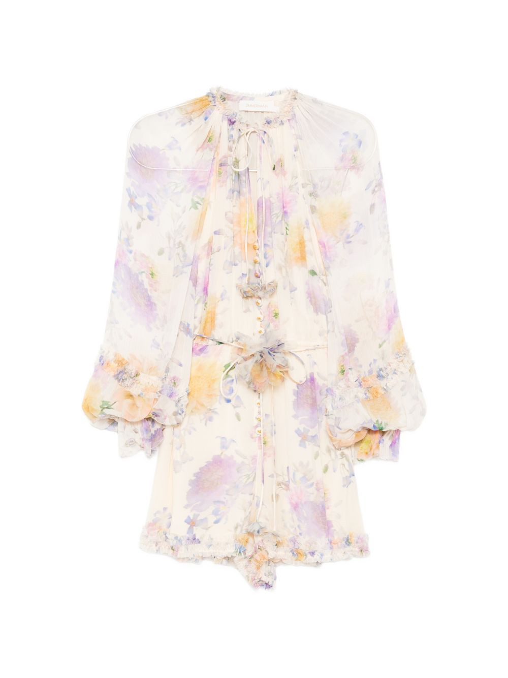 짐머만 LUNA RUFFLE PLAYSUIT 원피스 여성 베이지 8154YS261CRDA