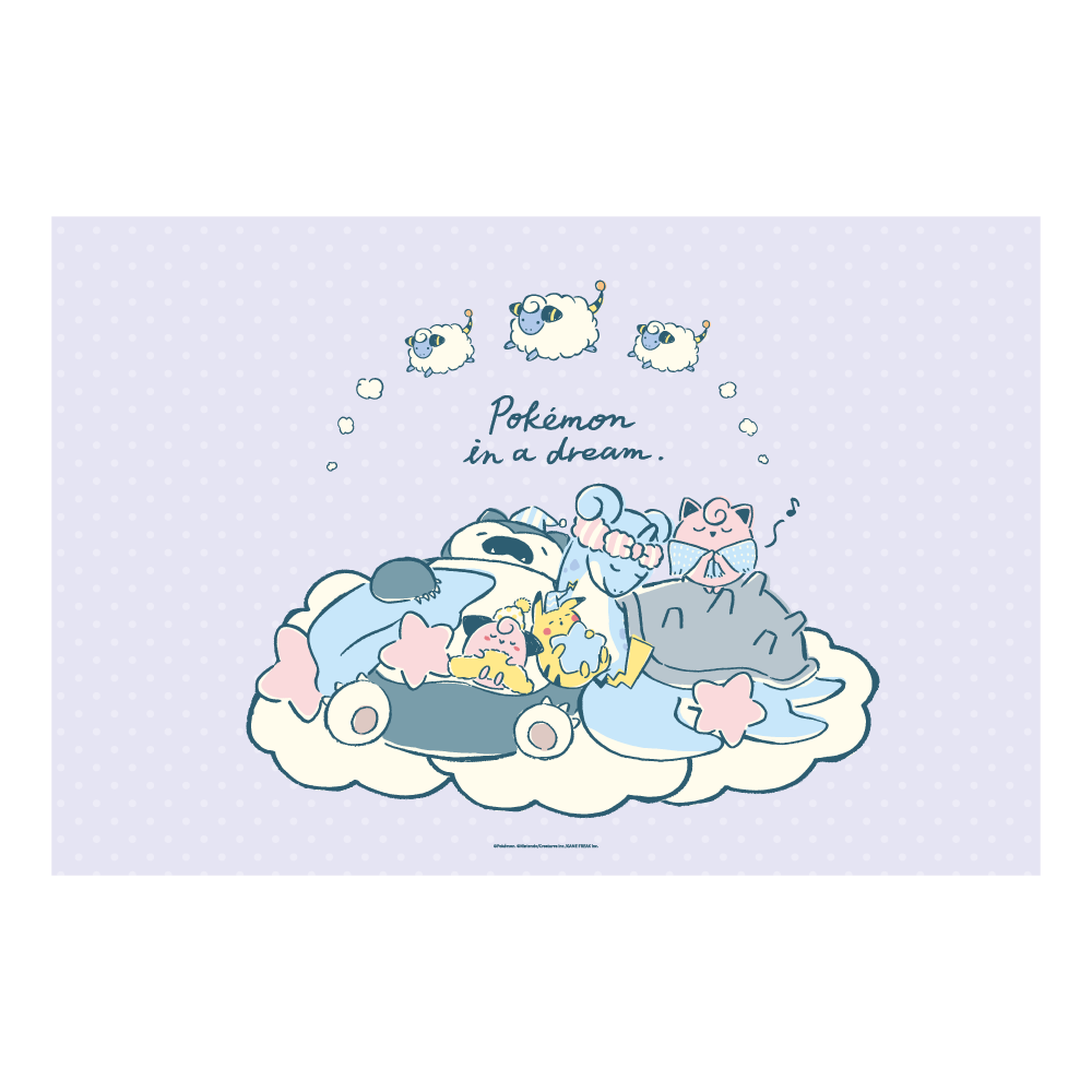 포켓몬 스토어 「Pokémon in a dream」 패브릭 포스터 & 전구 SET