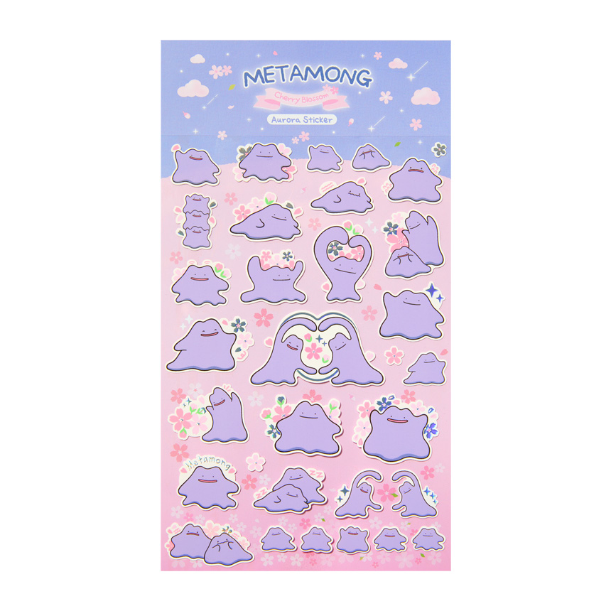 포켓몬 스토어 METAMONG Cherry Blossom 오로라 스티커