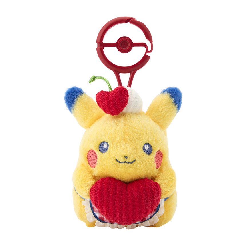 포켓몬센터 마스코트 키링 PIKACHU DINER 하트