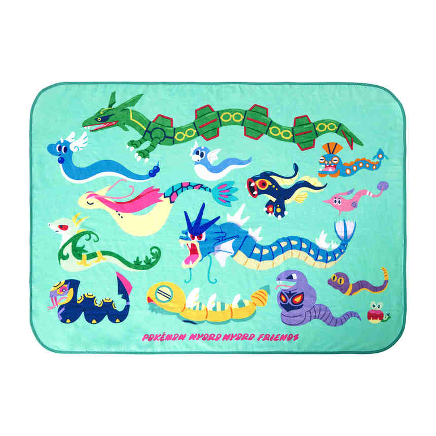 포켓몬센터 타월 블랭킷 구불구불 포켓몬 친구들