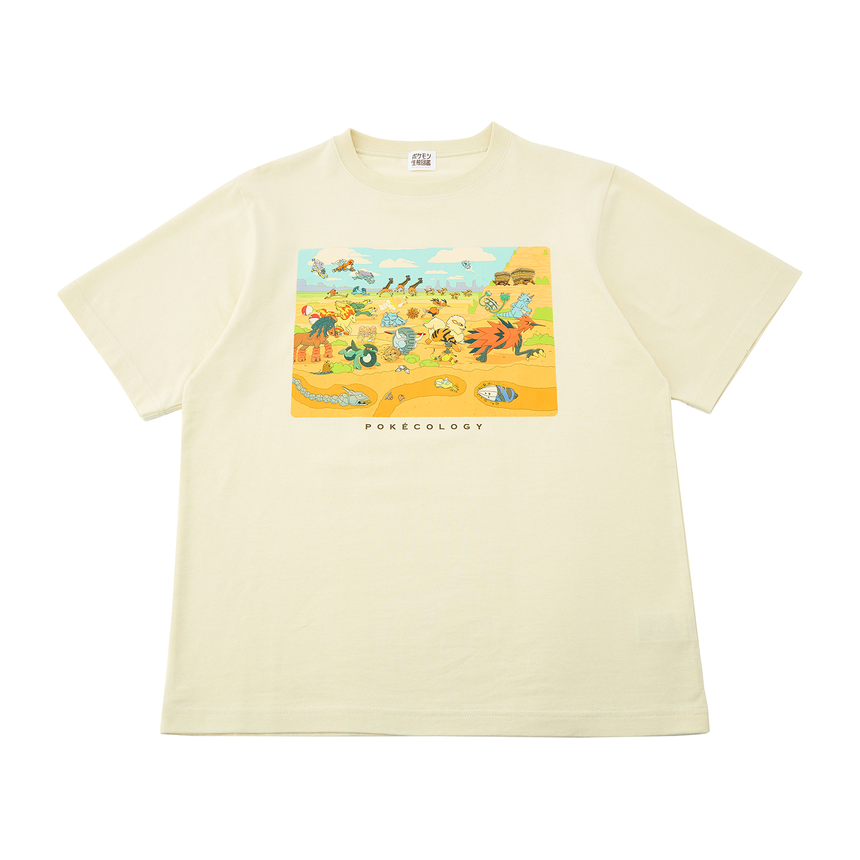 포켓몬센터 티셔츠 포켓몬 생태도감 (SIZE-M)