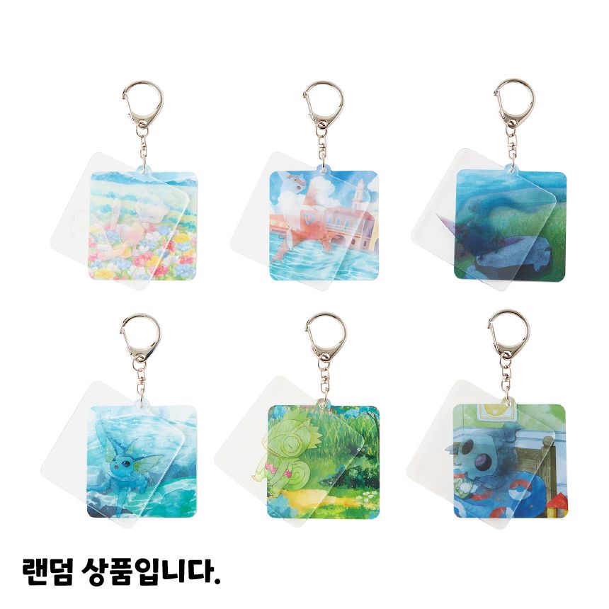 포켓몬센터 아크릴 키링 컬렉션 Invisible to Me(랜덤 상품)