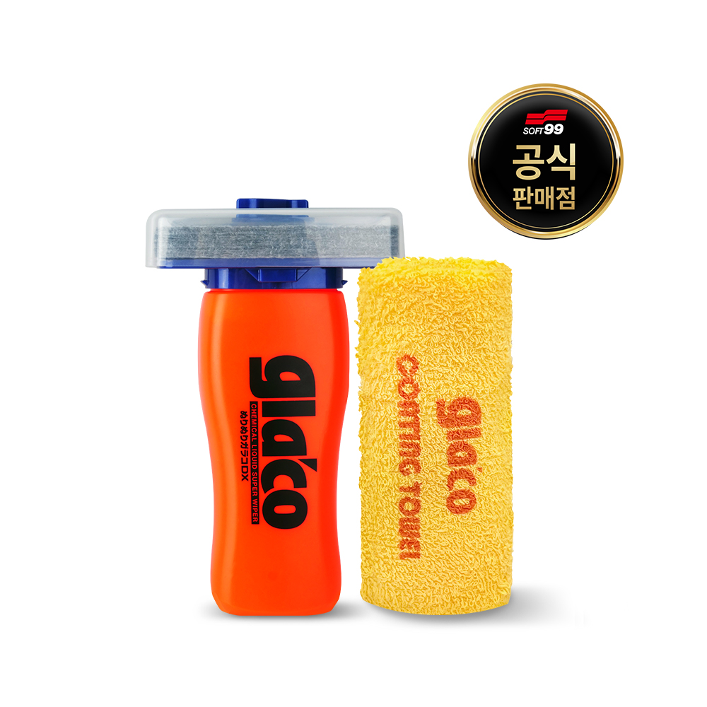 소프트99 글라코 자동차 발수코팅제 DX 차량용 유리 코팅 스틱형 관리제 110ml