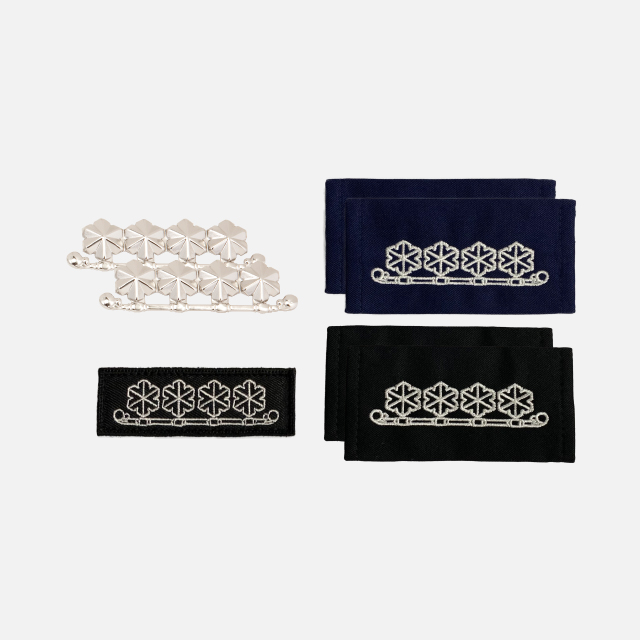 (소방) 계급장SET (금속1+자수견장(근무복)1+자수견장(점퍼)1+벨크로1)