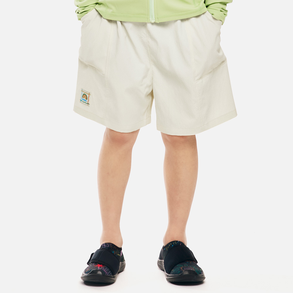 배럴 키즈 에센셜 레깅스 쇼츠 4부 아이보리