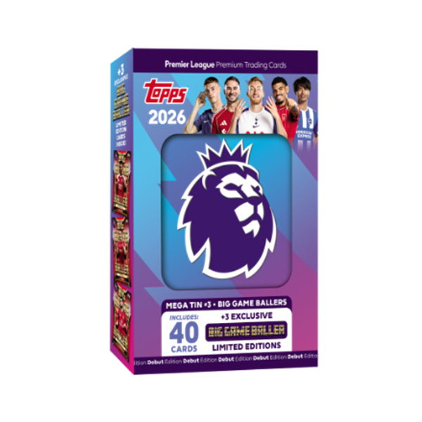 [30% 쿠폰 ~6/26][탑스] 프리미어 리그 2026 메가틴 (Premier League 2026 MEGA TIN)