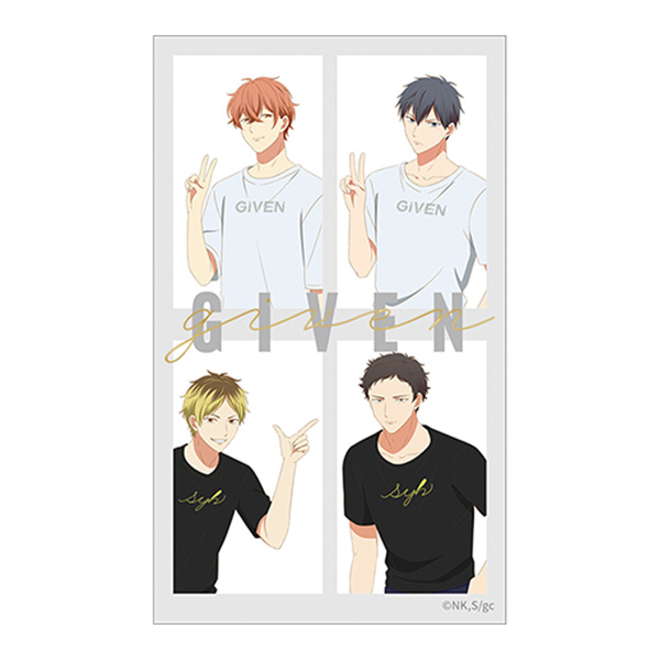 [예약판매 08/28 순차출고][기븐] 금박 스티커 B (GIVEN展)