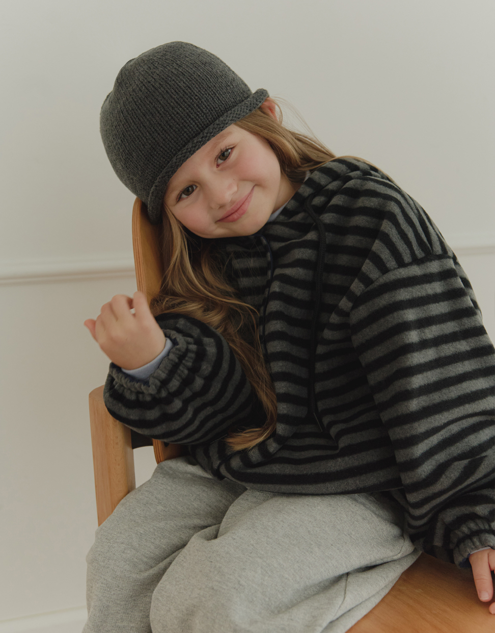 Reversible Jacket(charcoal Stripe / Navy)<br> 3일 이내 발송