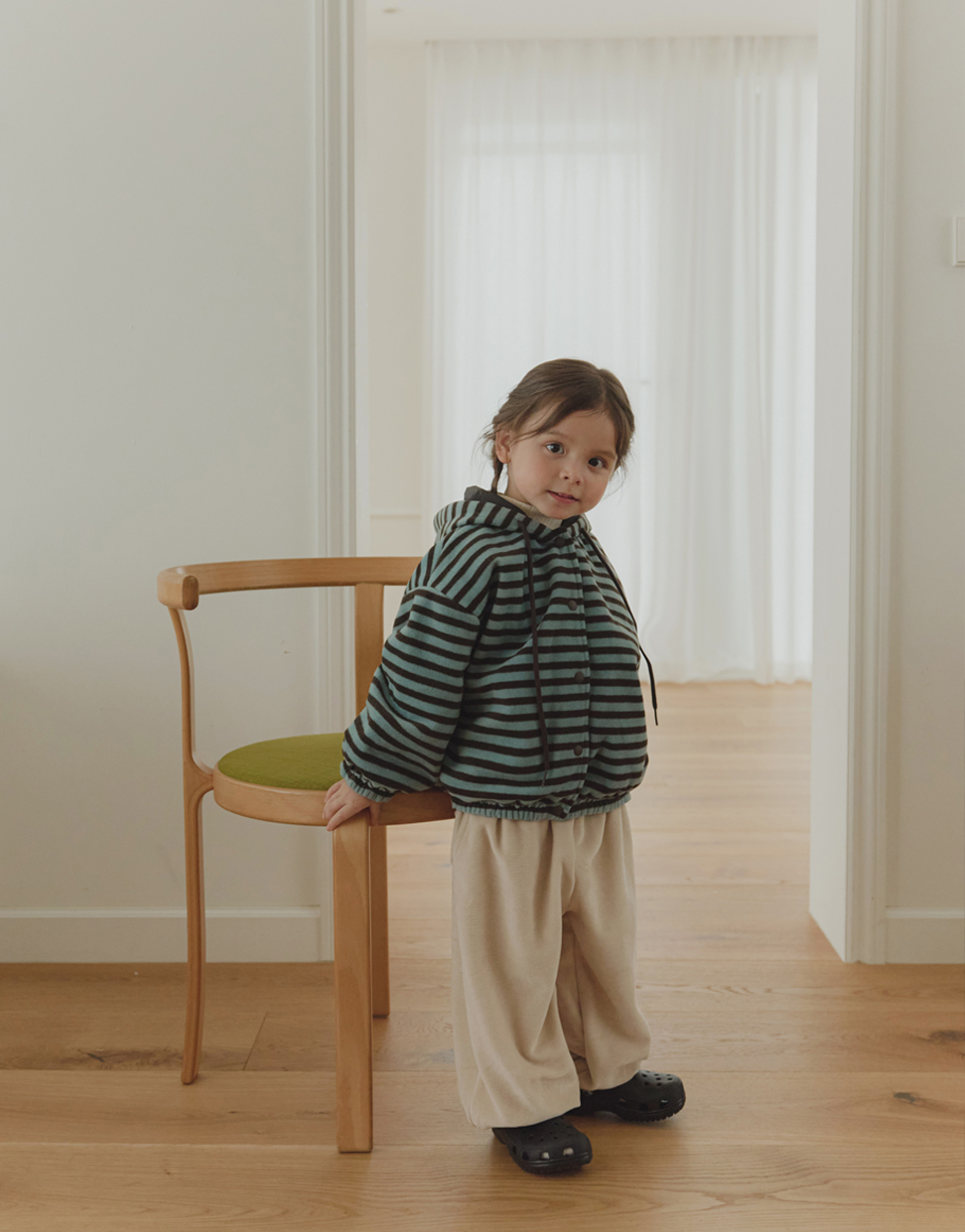 Reversible Jacket(Mint Stripe / Charcoal)<br> 3일 이내 발송