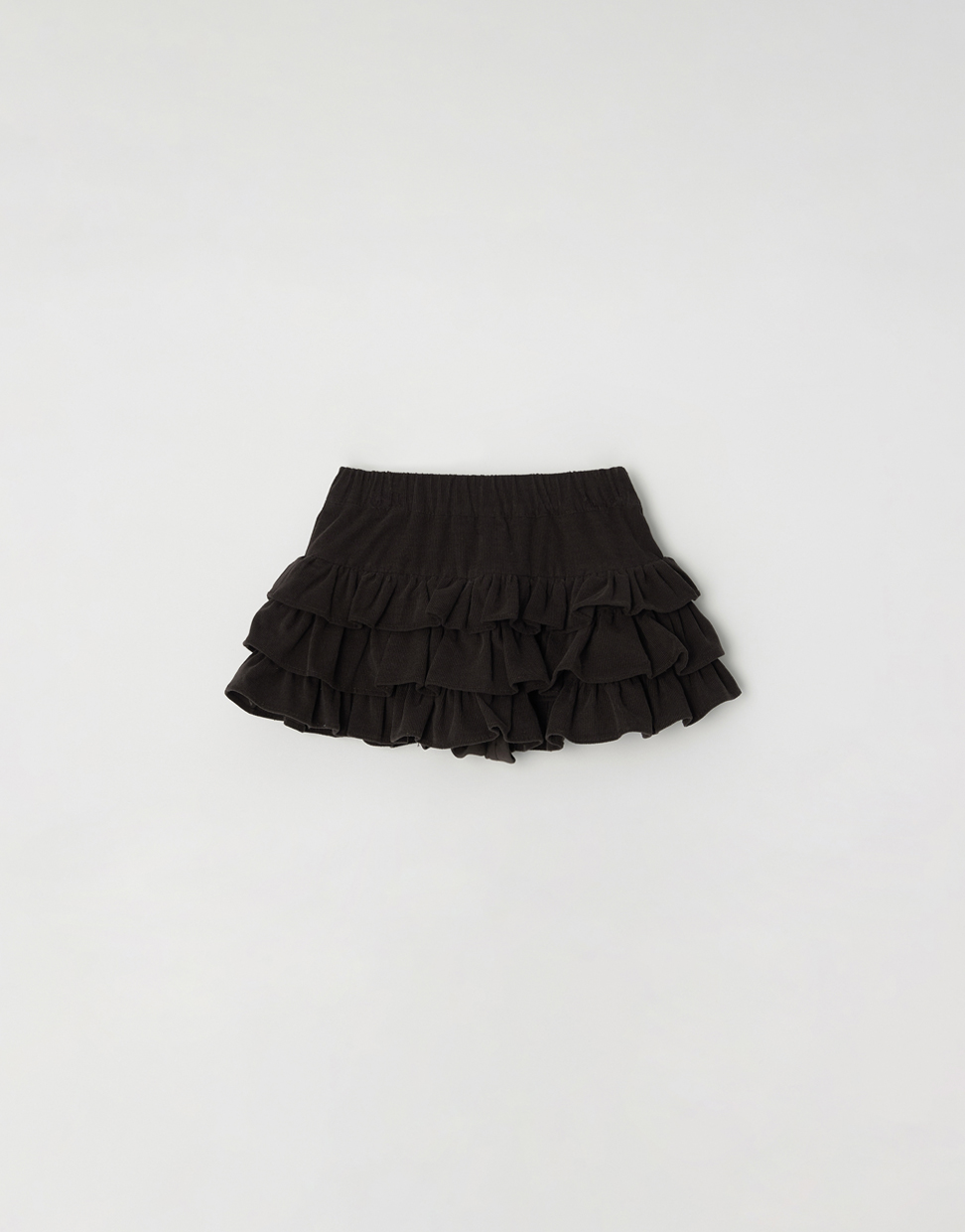 Cancan Frill Skirt(Brown)<br> 3일 이내 발송