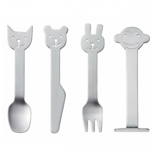 GENSE 겐세 Animal Friends childrens 커트러리 세트 GE7744184