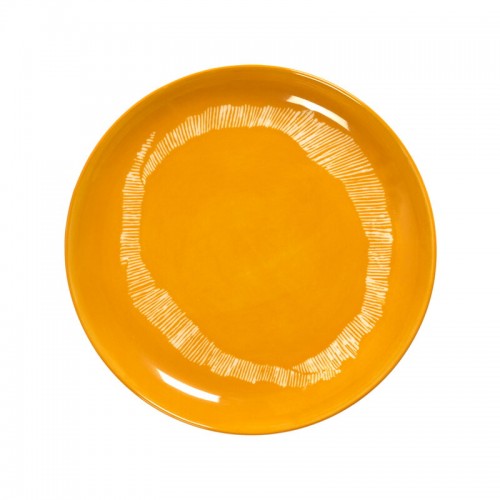 SERAX 세락스 Feast 접시 S 2 pcs 엘로우 - 화이트 SXB8921004D-2