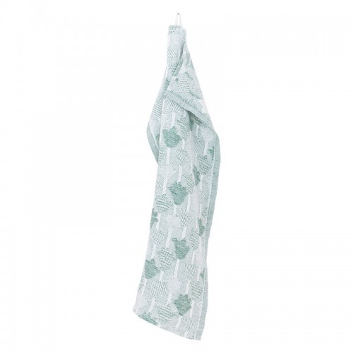 Lapuan Kankurit Tulppaani tea towel 화이트 - aspen 그린 LT30847