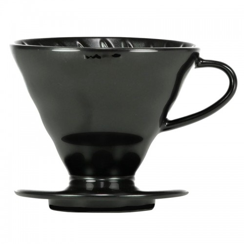 Hario V60 coffee dripper size 02 매트 블랙 포셀린 KFU0591
