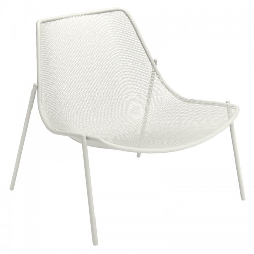 EMU 에뮤 Round lounge 의자 matt 화이트 EM469-23
