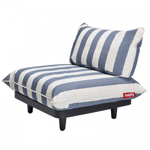 FATBOY Paletti seat 스트라이프 ocean 블루 Fatboy Paletti seat stripe ocean blue 13514