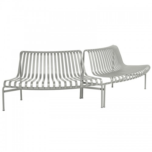 HAY 헤이 Palissade Park 다이닝 bench out-out set of 2 sky grey HA943203-110