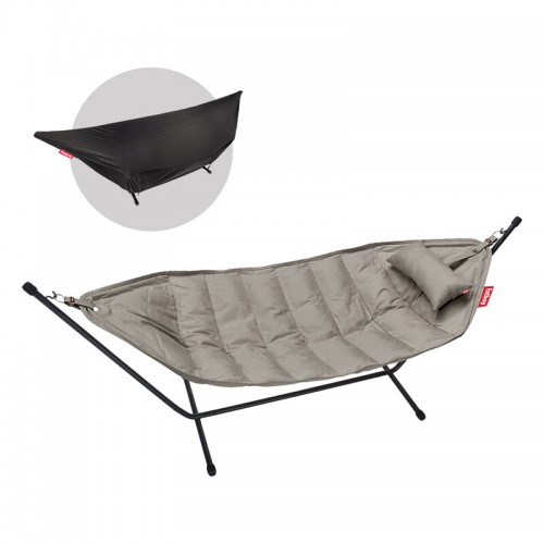 FATBOY Headdemock Superb Deluxe grey 타우페 - 블랙 Fatboy Headdemock Superb Deluxe grey taupe - black 13441