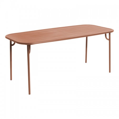 PETITE FRITURE 쁘띠 프리튀르 Week-end 테이블 85 x 180 cm 테라코타 PUM0743313