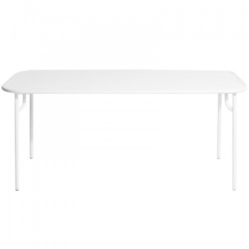 PETITE FRITURE 쁘띠 프리튀르 Week-end 테이블 85 x 180 cm 화이트 PUM0741209