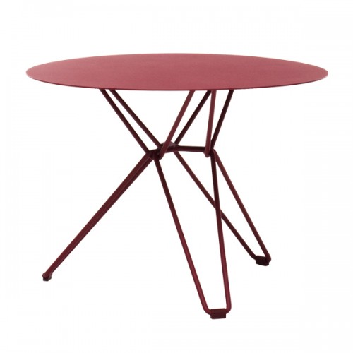 Massproductions Tio 테이블 60 cm low burgundy MRTI2304