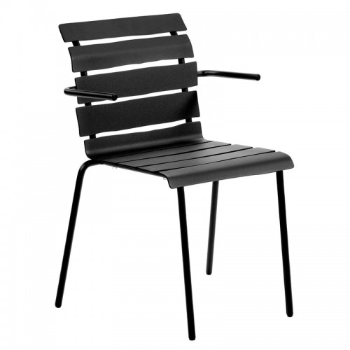 VALERIE OBJECTS 발레리 오브젝트 Aligned 의자 with armrests 블랙 VOV9021330