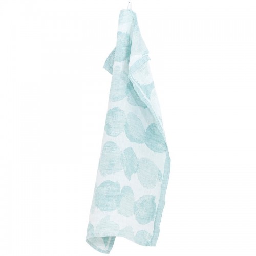 Lapuan Kankurit Sade hand towel 화이트 - 터쿼이즈 LT63554