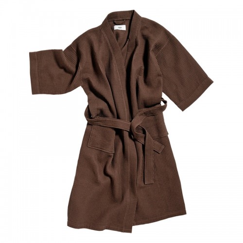 HAY 헤이 Waffle BATH로브 one size coffee brown HA541299