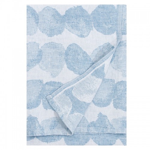 Lapuan Kankurit Sade giant towel 화이트 - rainy 블루 LT63563