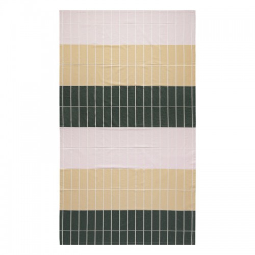 MARIMEKKO 마리메꼬 Tiiliskivi 테이블보 156 x 280 cm beige-light 핑크-다크그린 MA070959-836