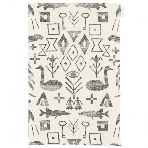 Saana ja Olli Maailman synty tea TOWEL/테이블매트 라지 화이트 SOHMP4-8-WH-BL
