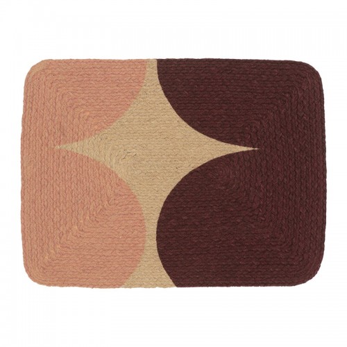 MARIMEKKO 마리메꼬 Harka 테이블매트 jute - burgundy peach MA071772-831
