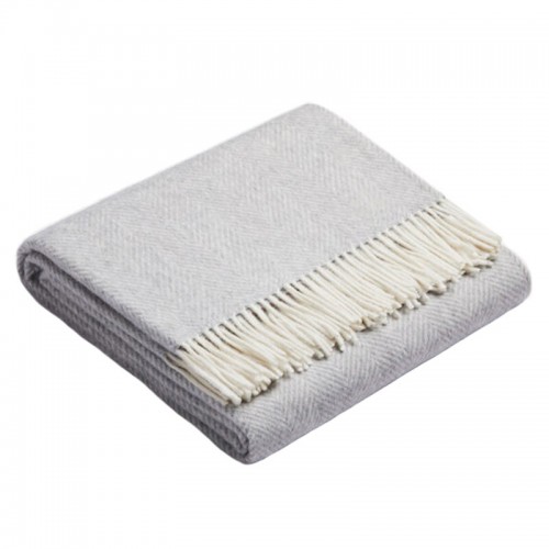 Sibast Alpaca throw HER링BONE grey SBALPACA-THROW-HERGREY